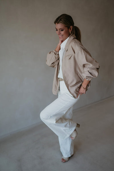 Dettagli jacket I Beige - Wild Souls by JV® - Jackets