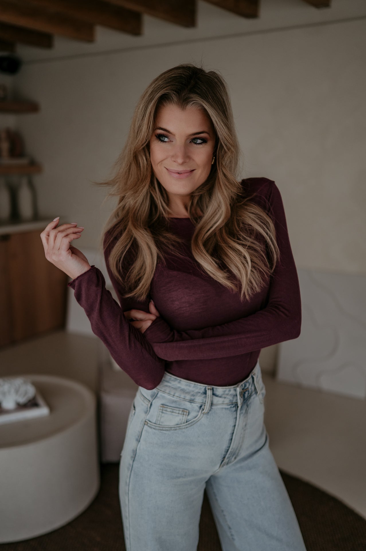 Dide top I Bordeaux - Wild Souls by JV® - 