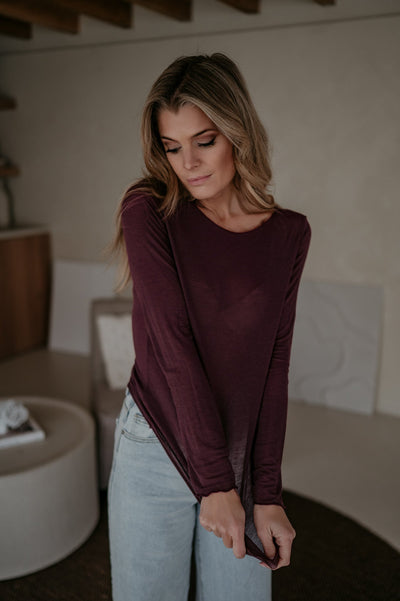 Dide top I Bordeaux - Wild Souls by JV® - 