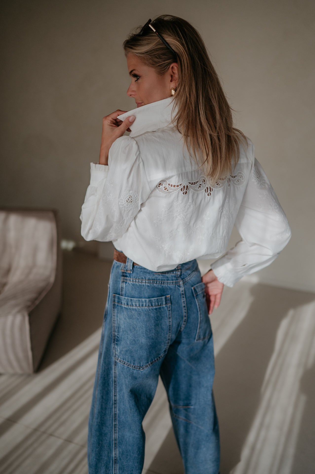 Difetto shirt I White - Wild Souls by JV® - Blouses