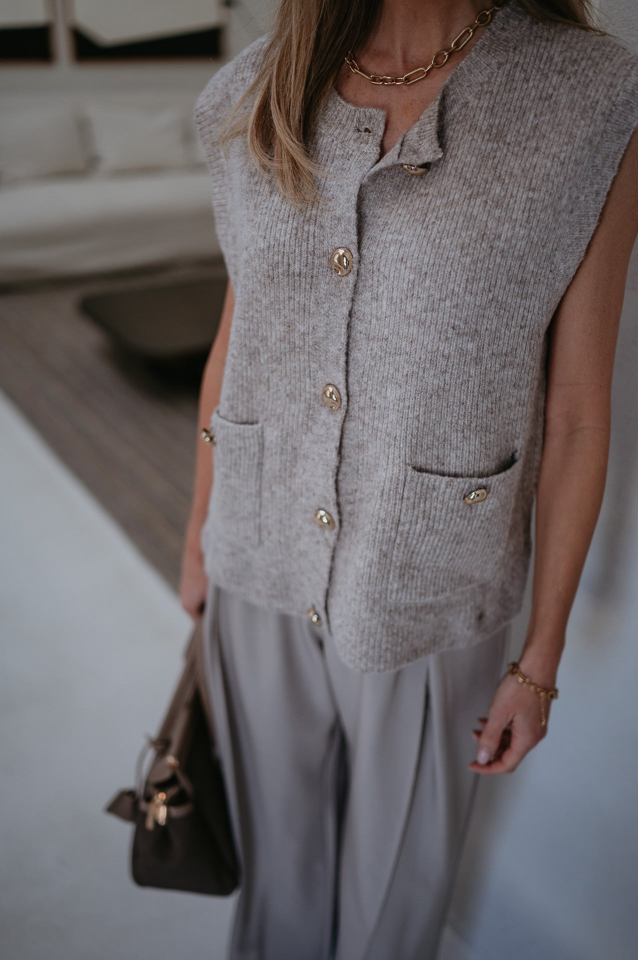 Digitare gilet I Taupe - Wild Souls by JV® - Gilets