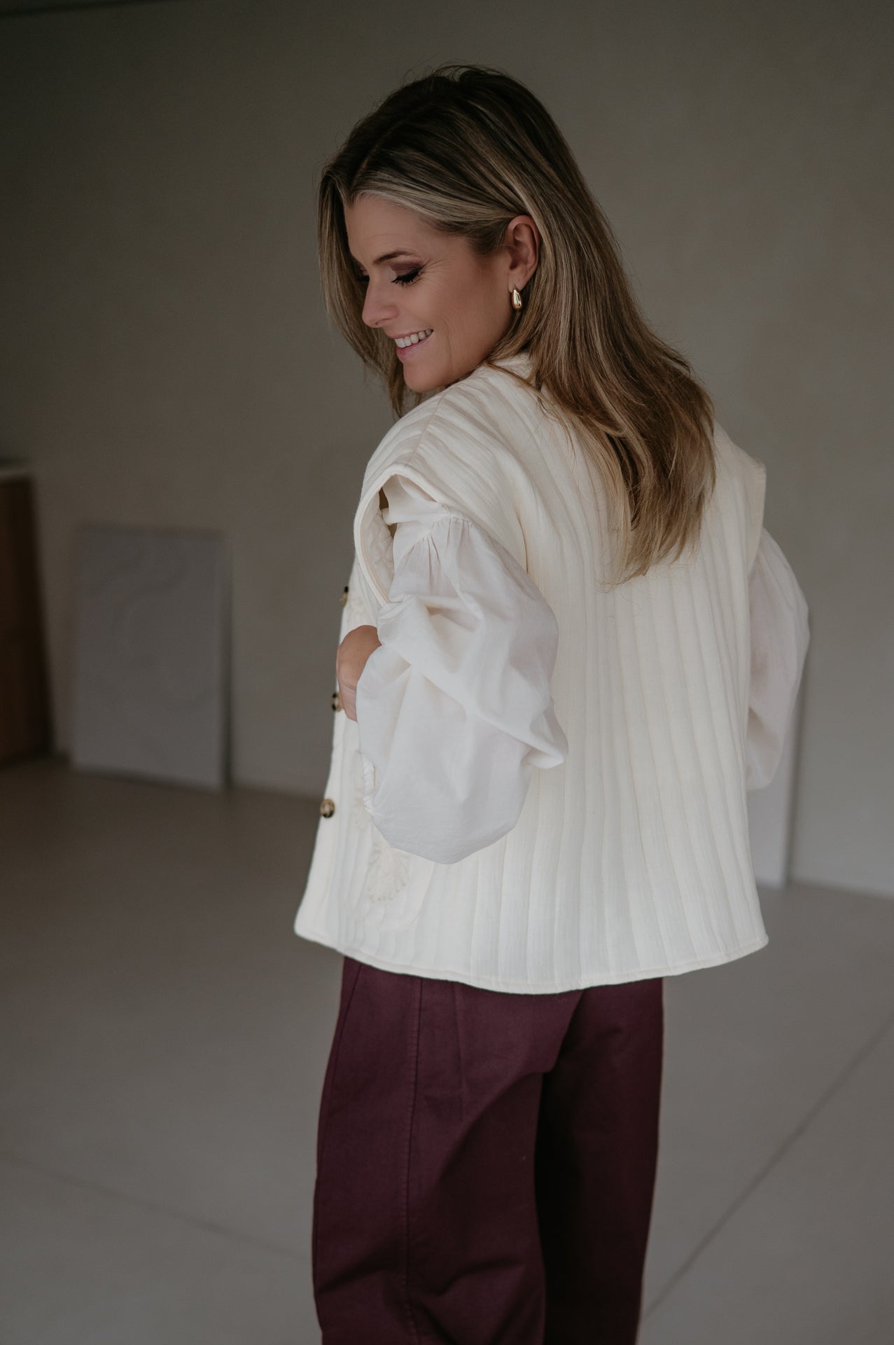 Digrado gilet I Ecru - Wild Souls by JV® - Gilets
