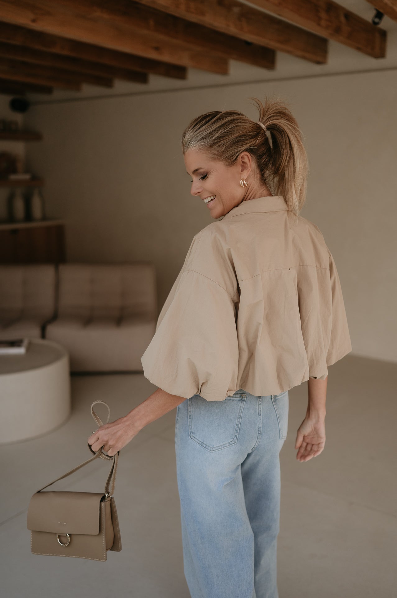 Diletto jacket I Beige - Wild Souls by JV® - Blouses