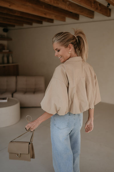 Diletto jacket I Beige - Wild Souls by JV® - Blouses