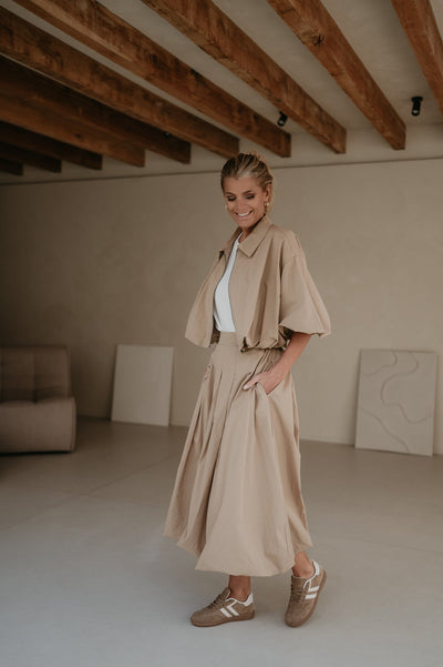 Diletto jacket I Beige - Wild Souls by JV® - Blouses