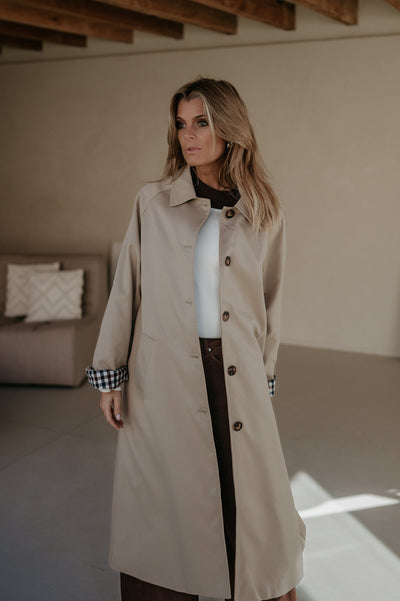 Diluvio coat I Beige - Wild Souls by JV® - Coats