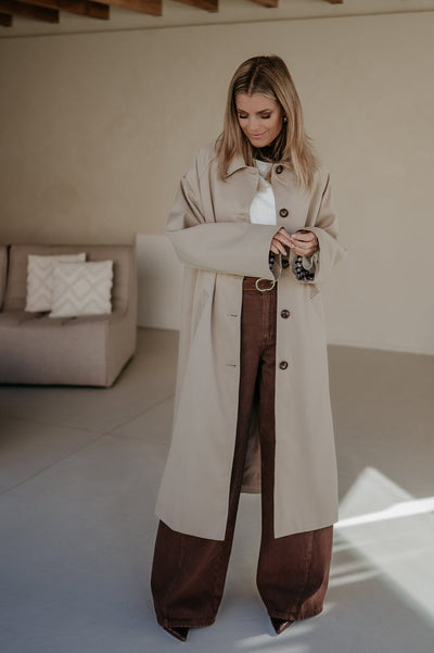 Diluvio coat I Beige - Wild Souls by JV® - Coats