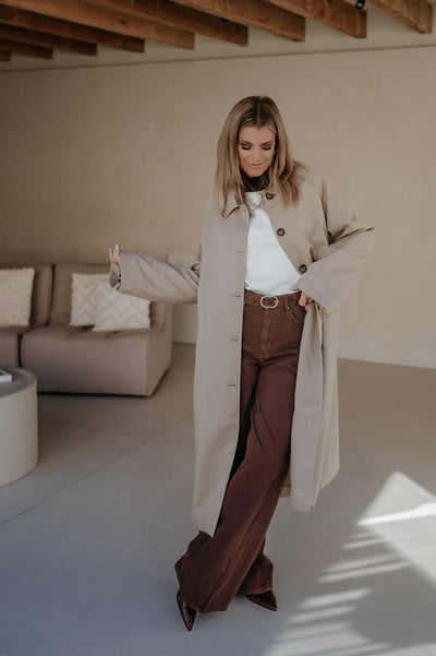 Diluvio coat I Beige - Wild Souls by JV® - Coats