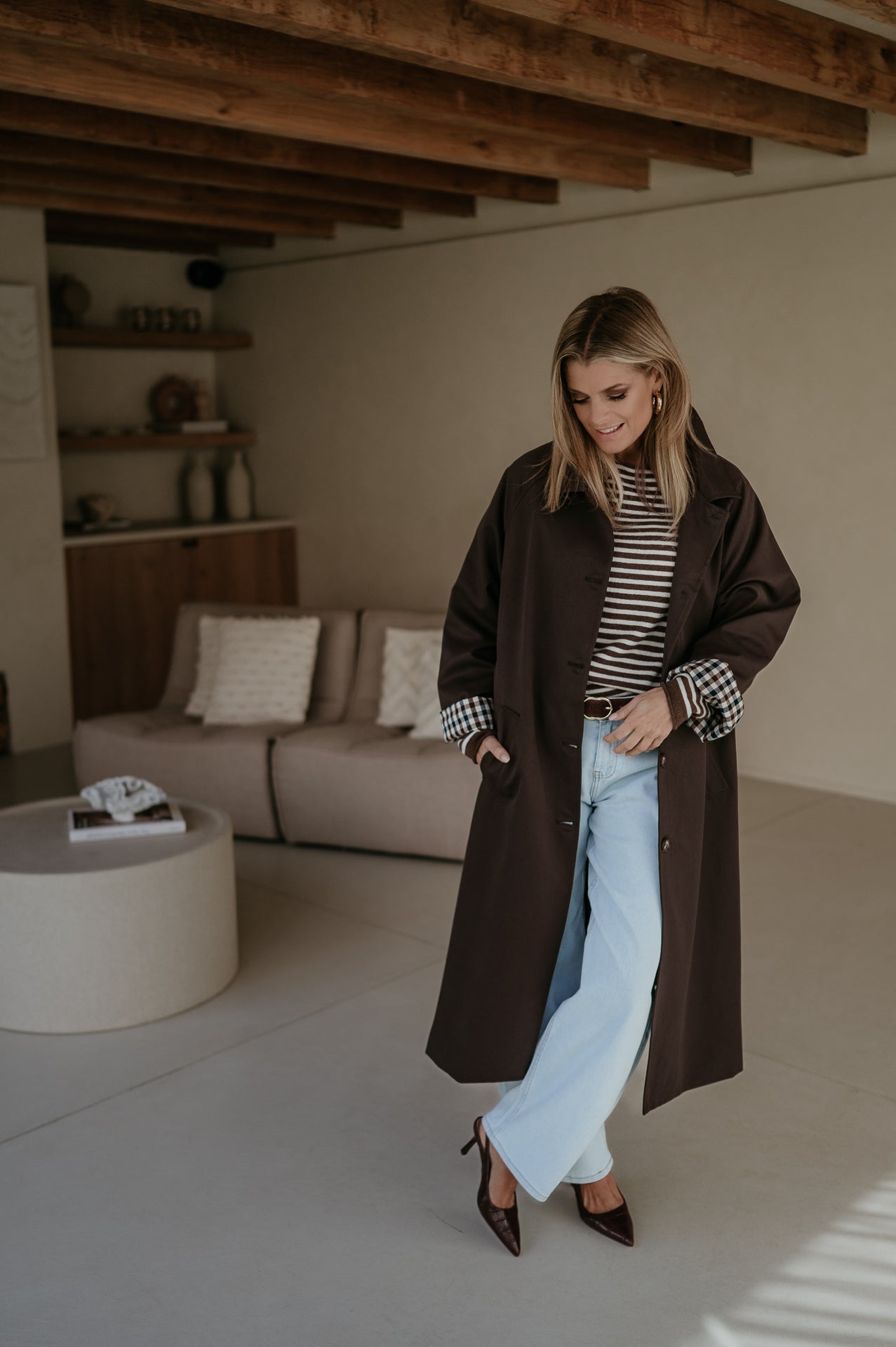 Diluvio coat I Chocolate Brown - Wild Souls by JV® - Coats