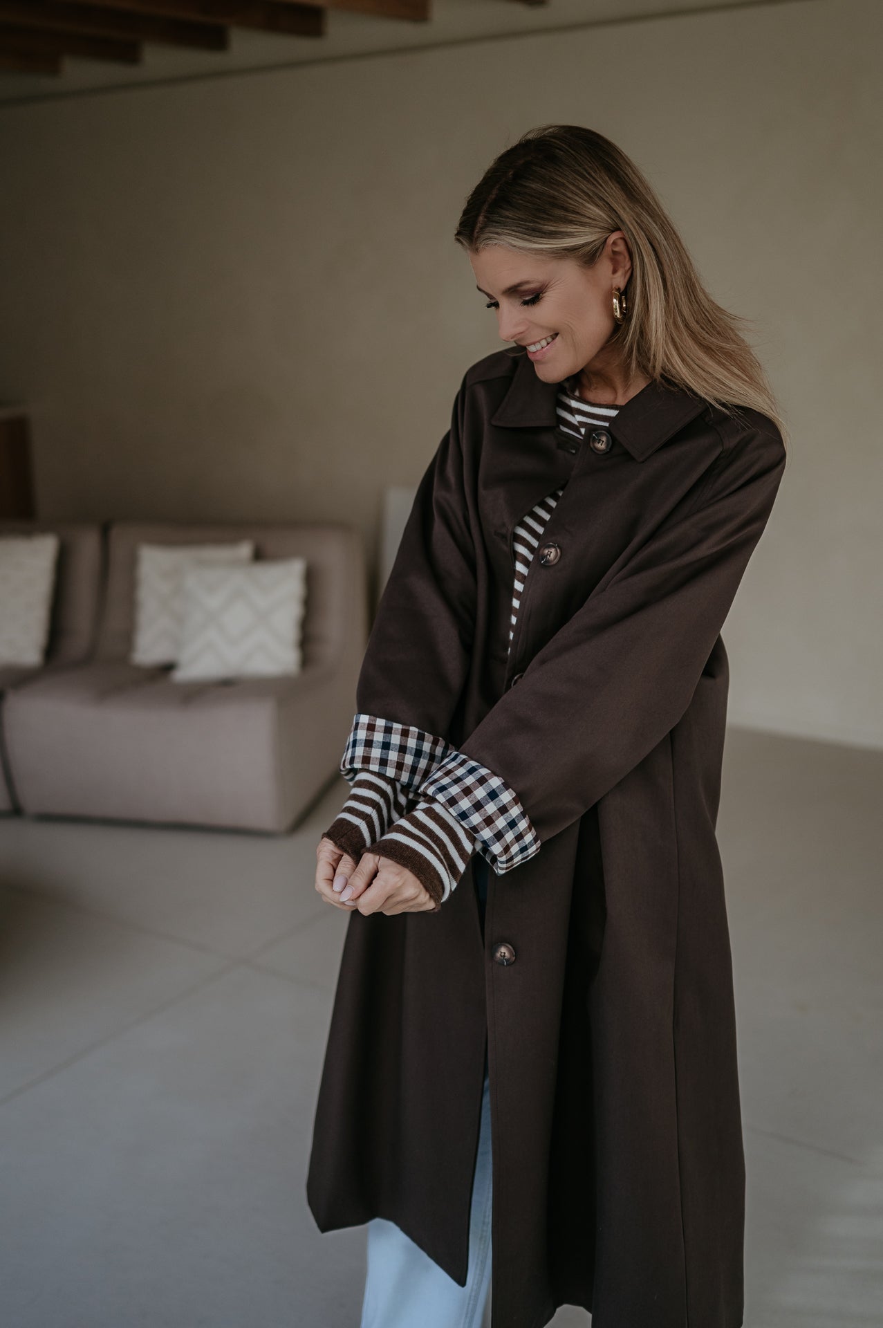 Diluvio coat I Chocolate Brown - Wild Souls by JV® - Coats