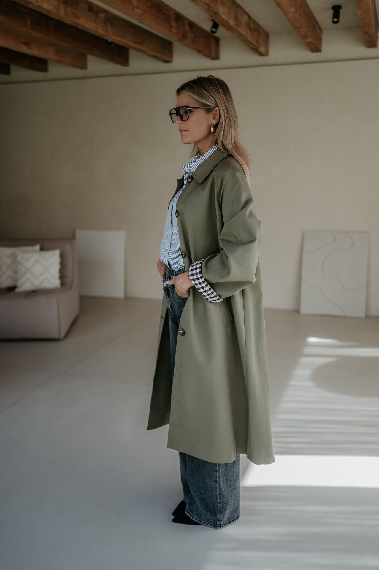 Diluvio coat I Khaki - Wild Souls by JV® - Coats