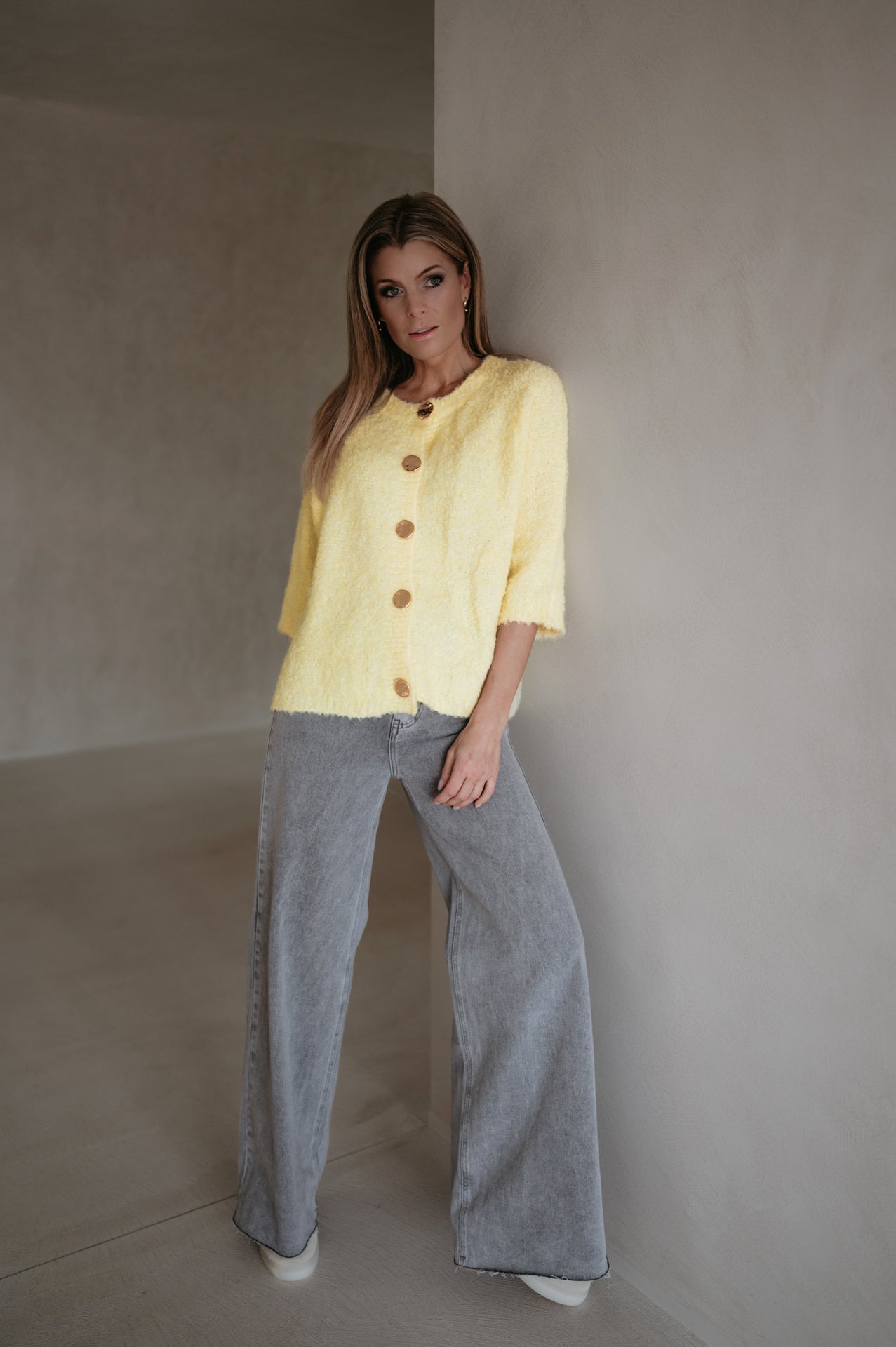 Dimentica cardigan I Yellow - Wild Souls by JV® - Cardigans