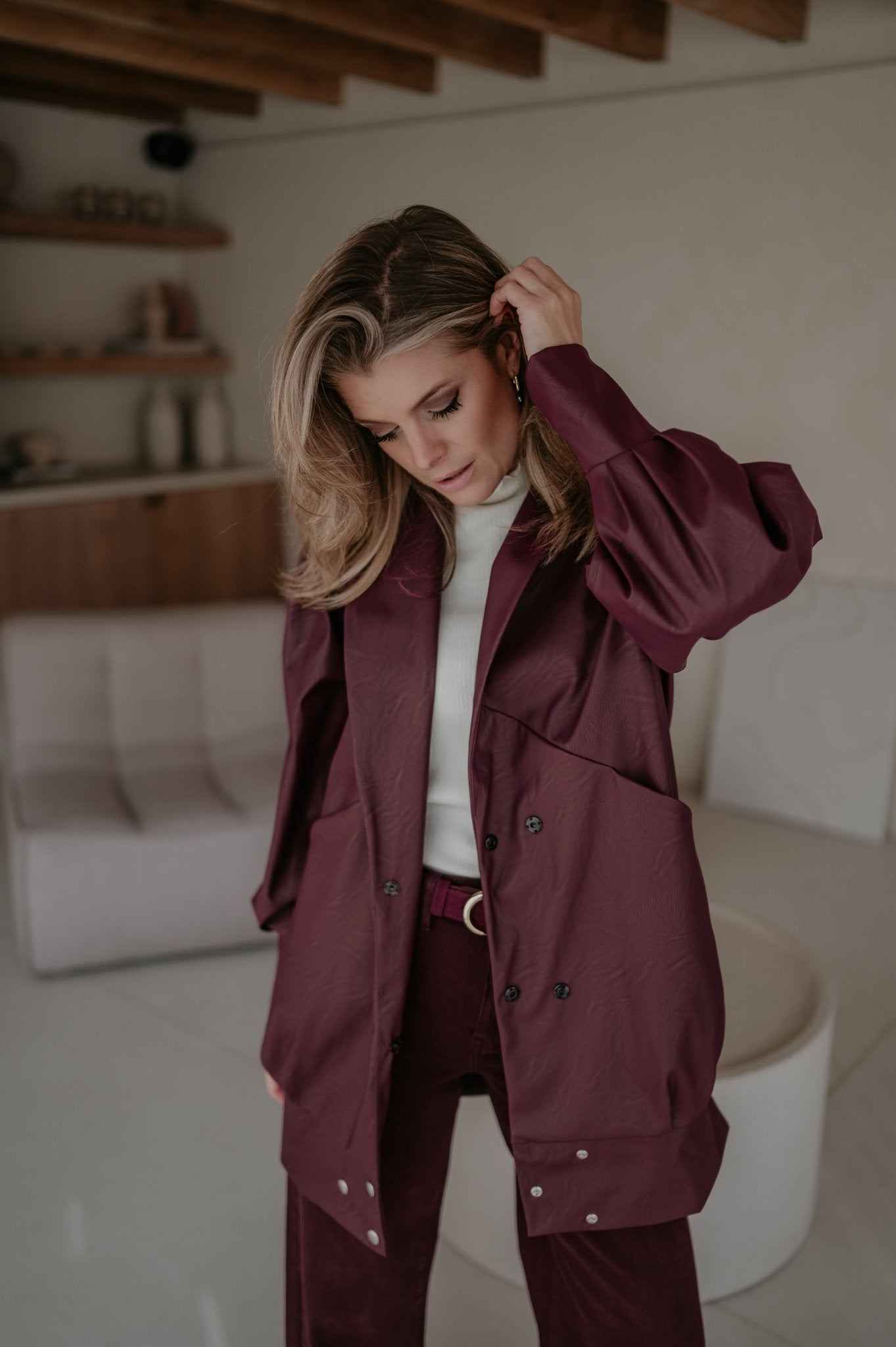 Disgelo jacket I Burgundy - Wild Souls by JV® - Jackets