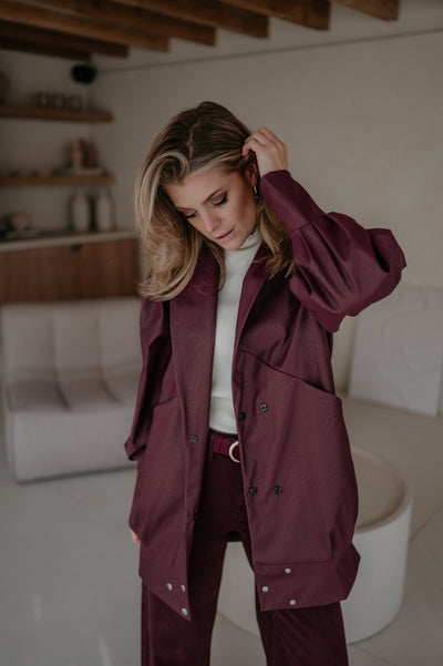 Disgelo jacket I Burgundy - Wild Souls by JV® - Jackets