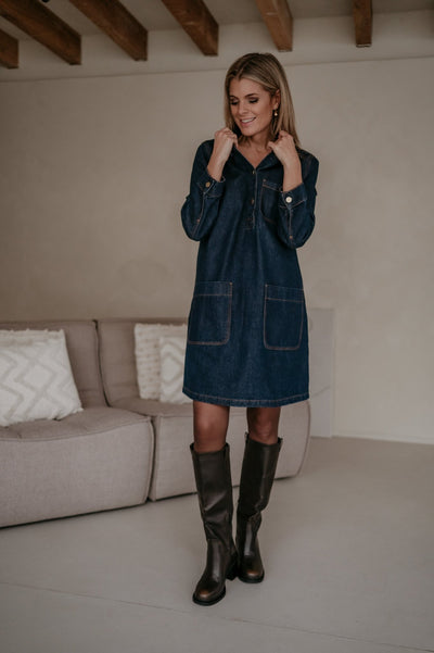 Disperato dress I Dark Blue - Wild Souls by JV® - Dresses