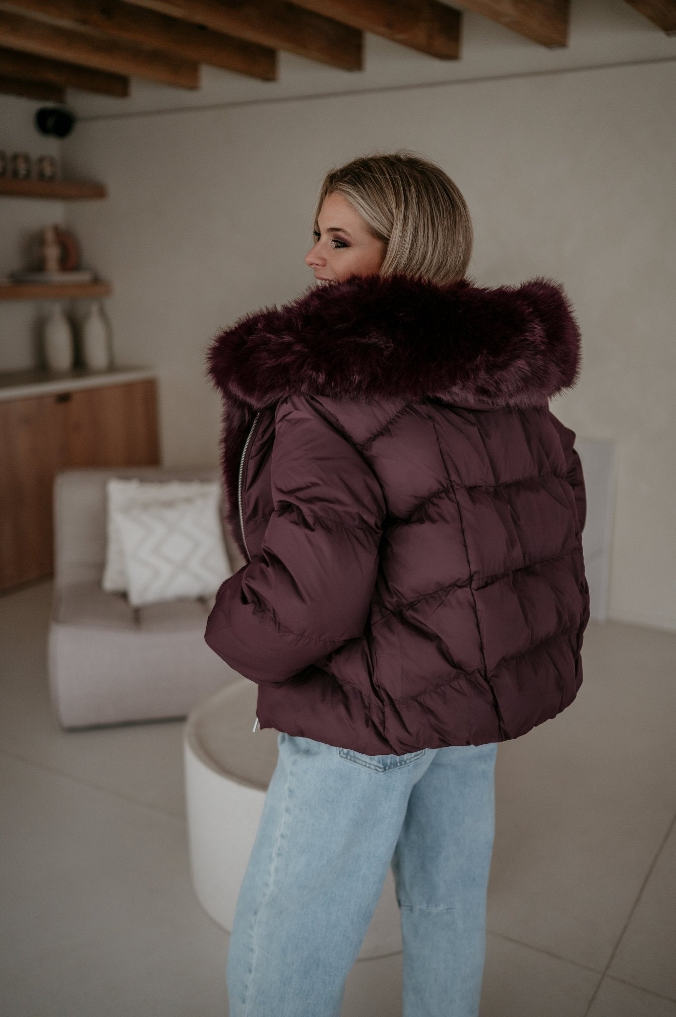 Dispetto jacket I Bordeaux - Wild Souls by JV® - Jackets