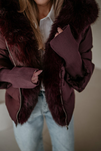 Dispetto jacket I Bordeaux - Wild Souls by JV® - Jackets