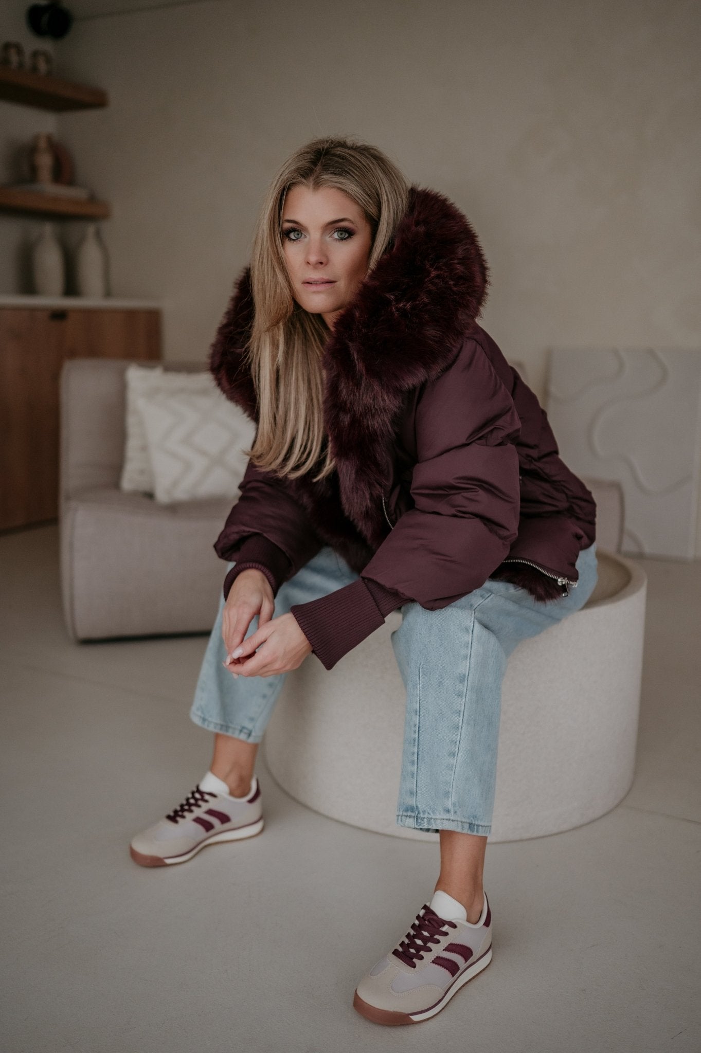 Dispetto jacket I Bordeaux - Wild Souls by JV® - Jackets