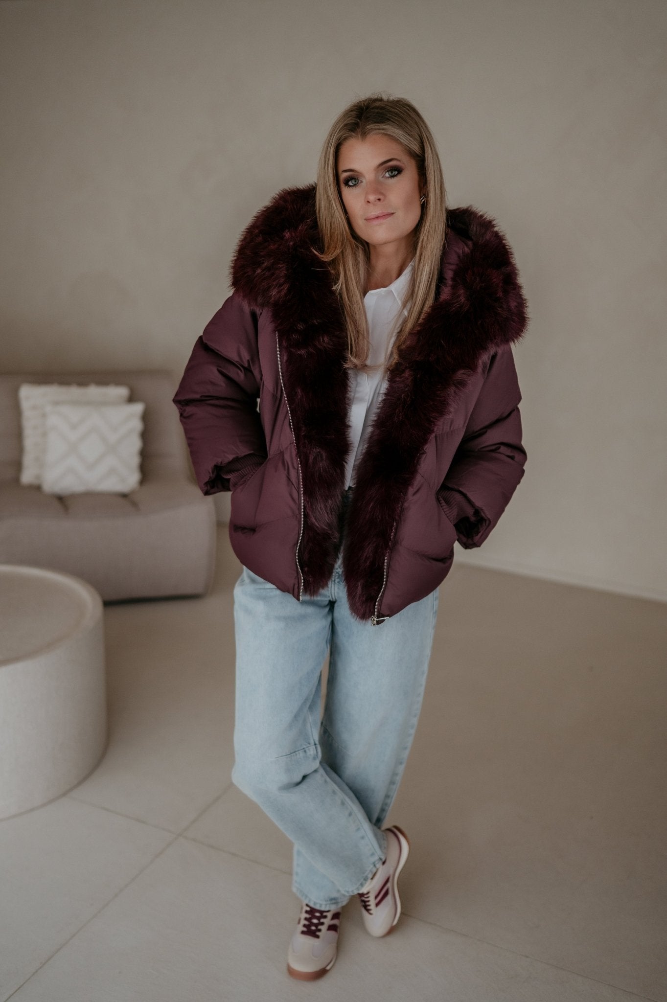 Dispetto jacket I Bordeaux - Wild Souls by JV® - Jackets