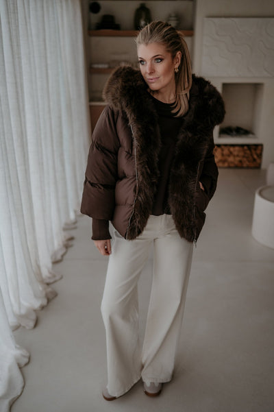 Dispetto jacket I Brown - Wild Souls by JV® - Jackets