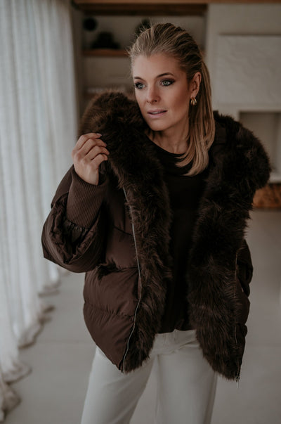 Dispetto jacket I Brown - Wild Souls by JV® - Jackets