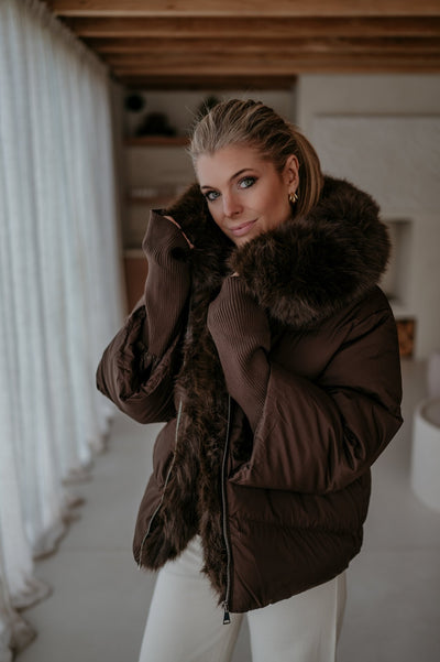 Dispetto jacket I Brown - Wild Souls by JV® - Jackets