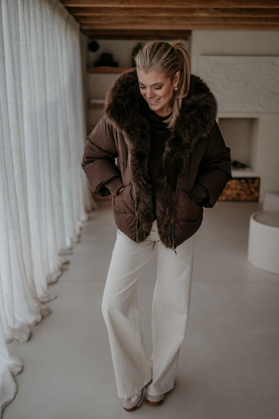 Dispetto jacket I Brown - Wild Souls by JV® - Jackets