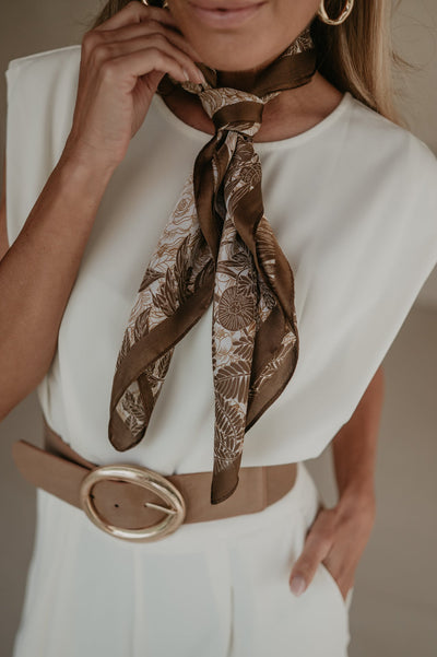 Dolcino scarf I Brown - Wild Souls by JV® - Scarfs