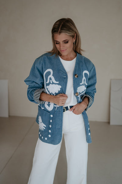 Dorno jacket I Blue - Wild Souls by JV® - Jackets