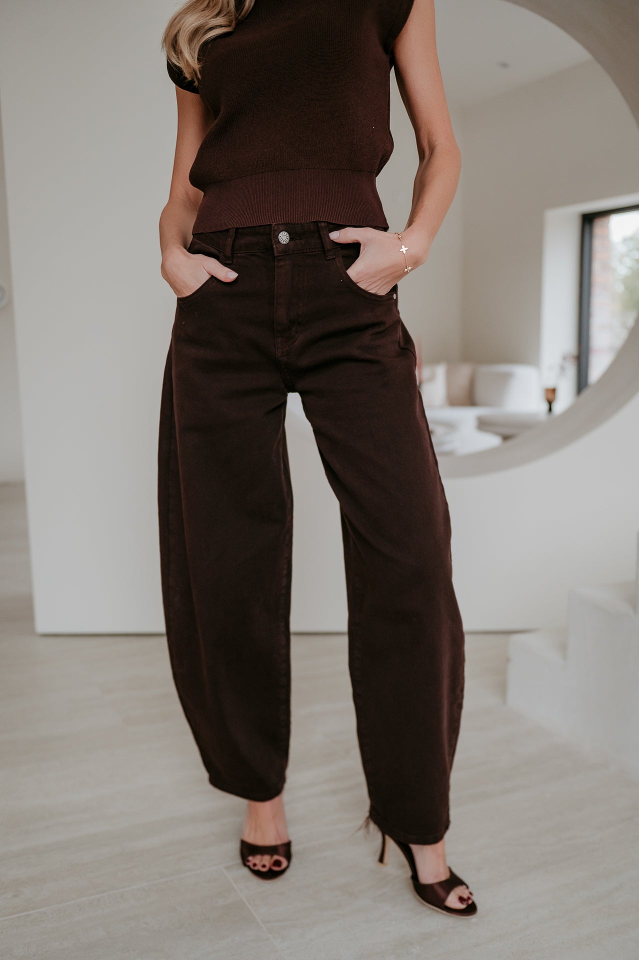 Dovedi jeans I Chocolate Brown - Wild Souls by JV® - Jeans