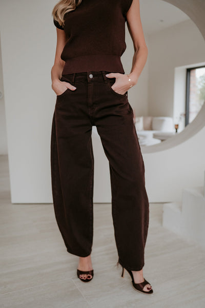 Dovedi jeans I Chocolate Brown - Wild Souls by JV® - Jeans