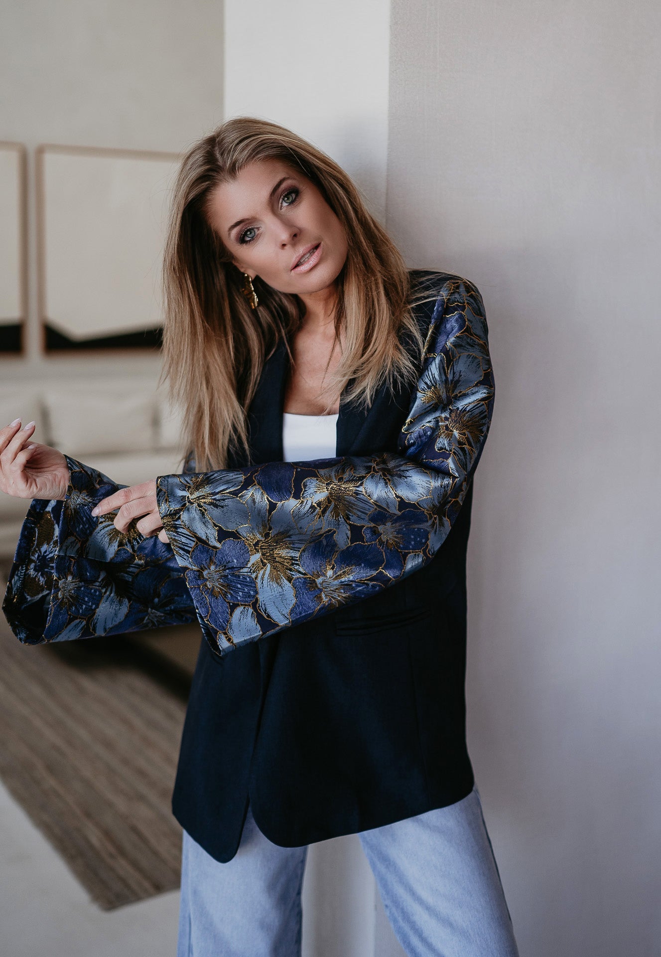 Dritto blazer I Blue - Wild Souls by JV® - Blazers