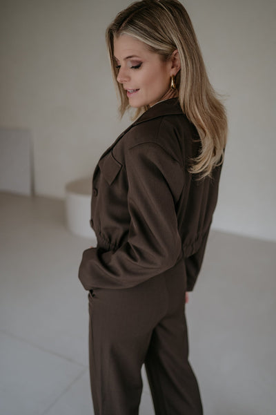 Ecoico blazer I Chocolate Brown - Wild Souls by JV® - Blazers