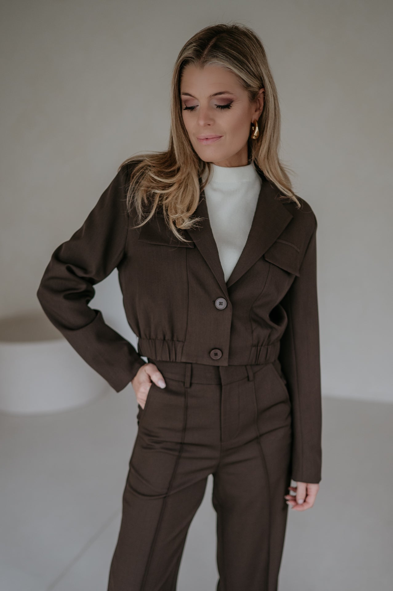 Ecoico blazer I Chocolate Brown - Wild Souls by JV® - Blazers