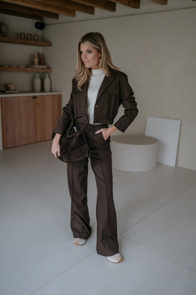 Ecoico blazer I Chocolate Brown - Wild Souls by JV® - Blazers