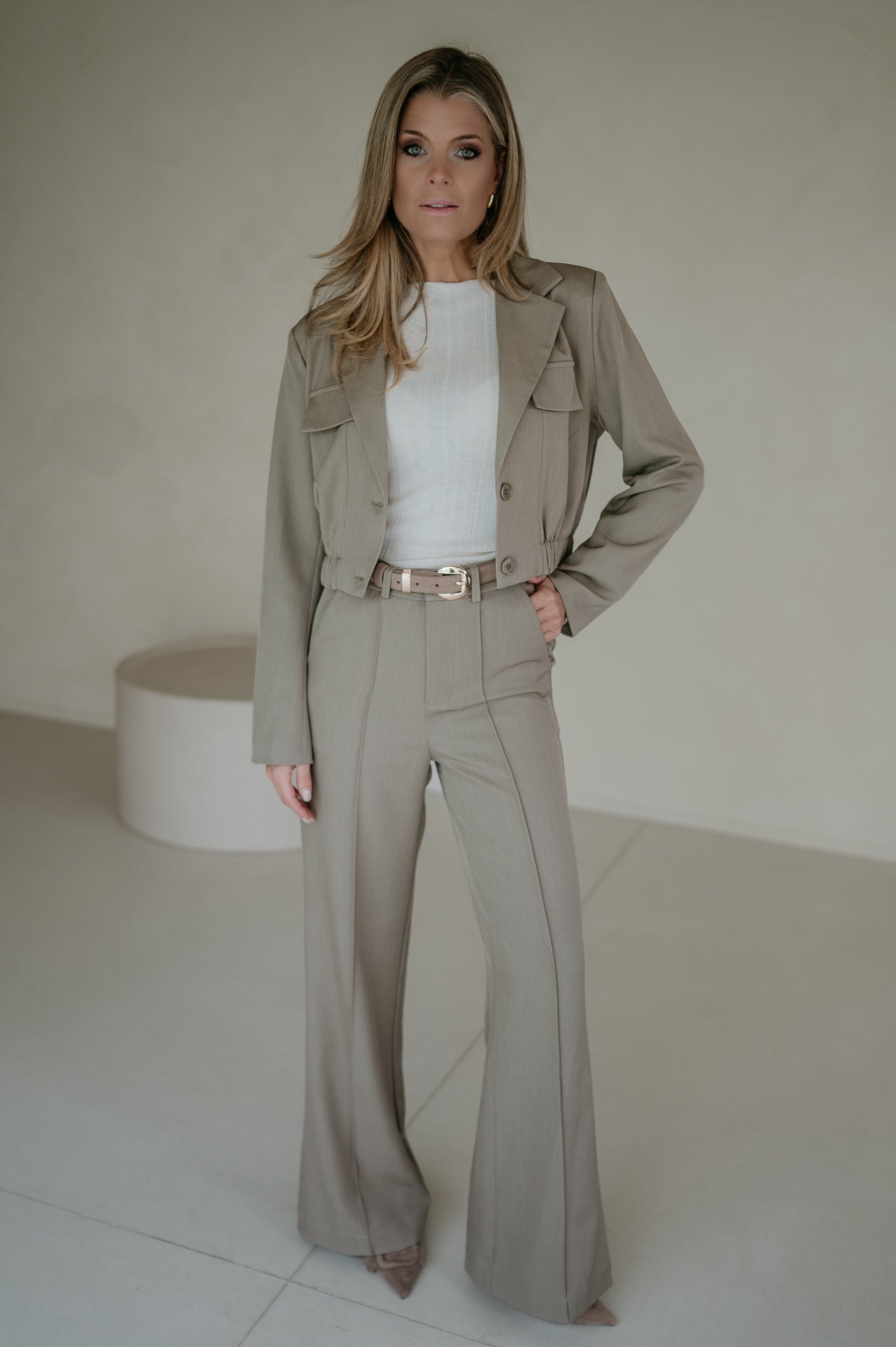 Ecoico blazer I Taupe - Wild Souls by JV® - Blazers