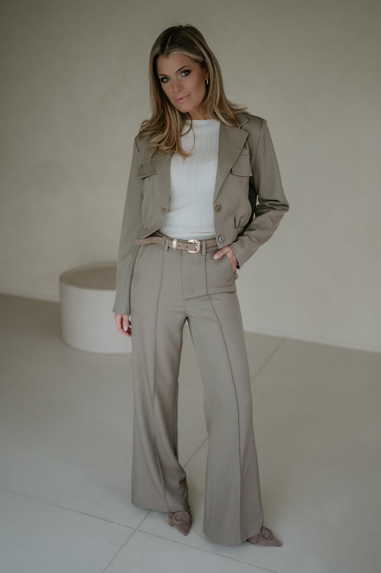 Ecoico blazer I Taupe - Wild Souls by JV® - Blazers
