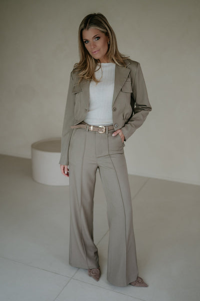Ecoico blazer I Taupe - Wild Souls by JV® - Blazers