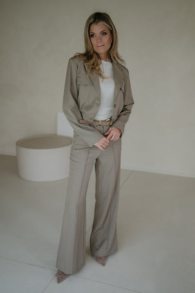 Ecoico blazer I Taupe - Wild Souls by JV® - Blazers