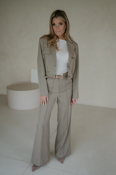 Ecoico blazer I Taupe - Wild Souls by JV® - Blazers