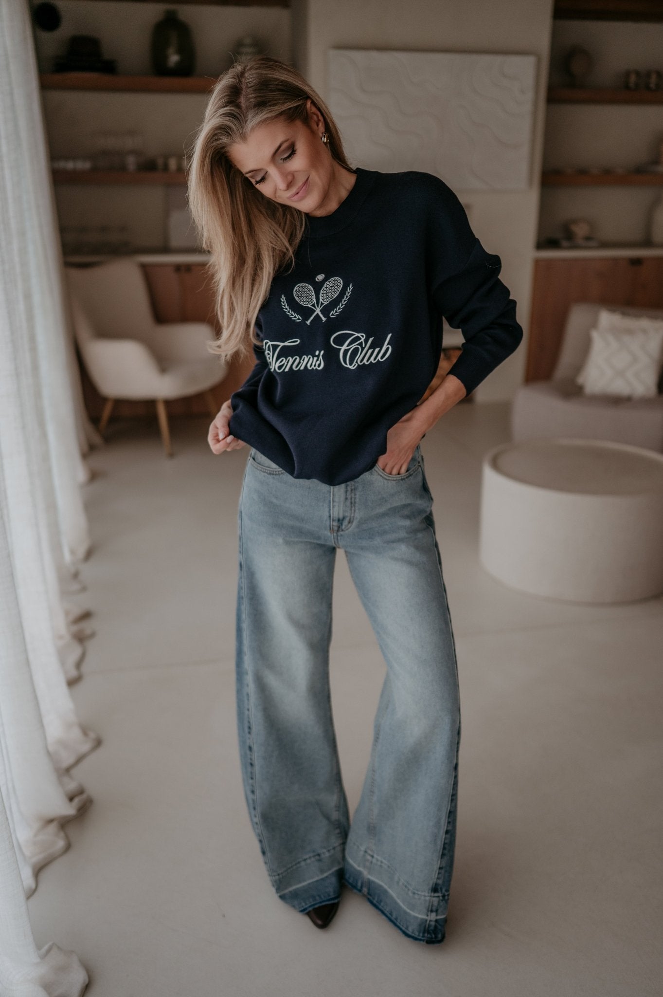 Effimero sweater I Navy Blue - Wild Souls by JV® - Sweaters