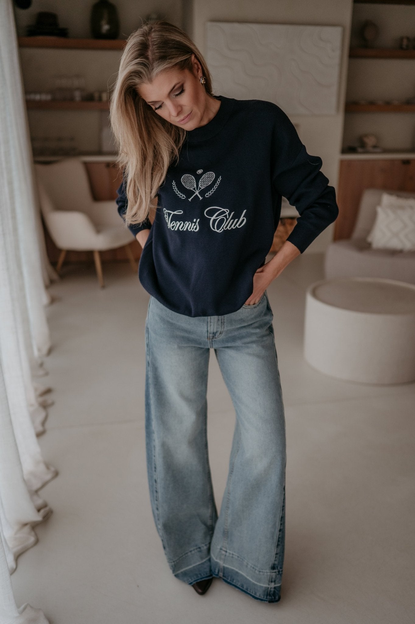 Effimero sweater I Navy Blue - Wild Souls by JV® - Sweaters