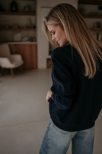 Effimero sweater I Navy Blue - Wild Souls by JV® - Sweaters