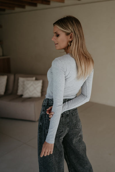 Elica longsleeve I Grey - Wild Souls by JV® - Longsleeves
