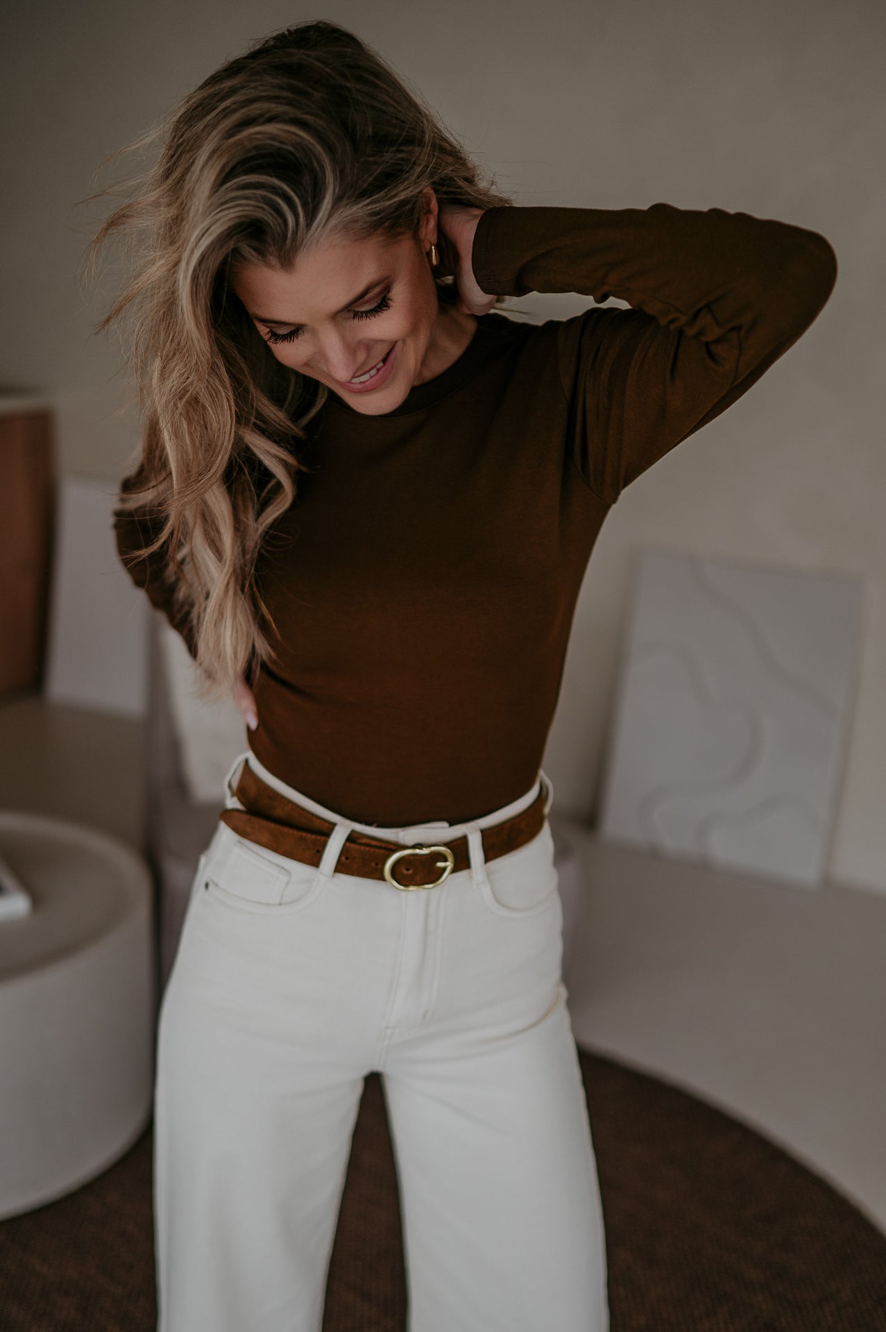 Elico longsleeve I Chocolate Brown - Wild Souls by JV® - 