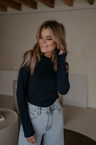 Elico longsleeve I Navy Blue - Wild Souls by JV® - 