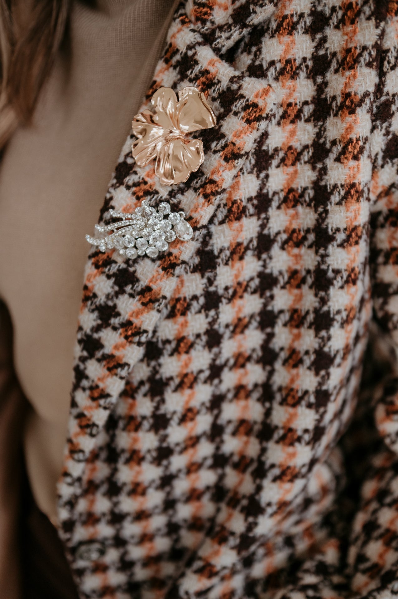 Elisia blazer I Brown - Wild Souls by JV® - Blazers