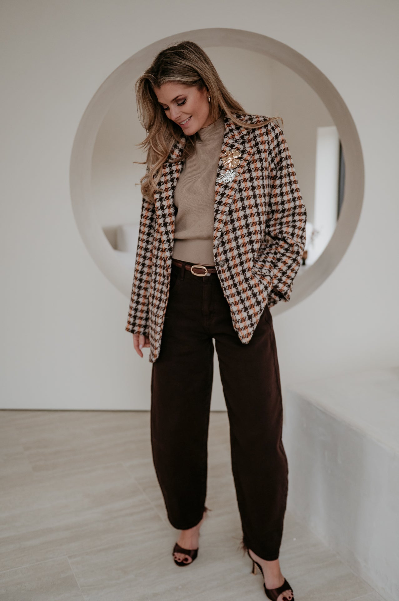 Elisia blazer I Brown - Wild Souls by JV® - Blazers