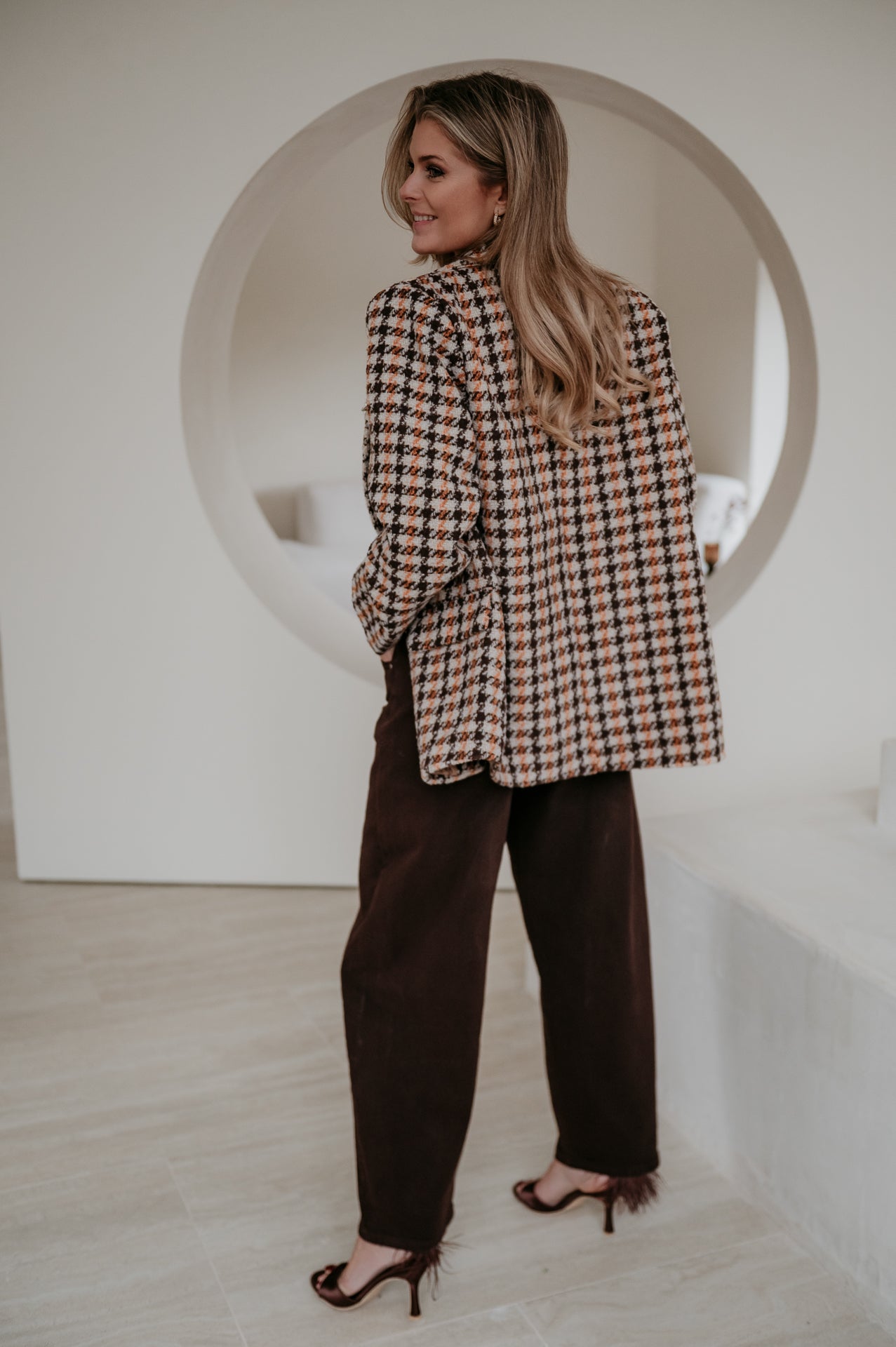 Elisia blazer I Brown - Wild Souls by JV® - Blazers