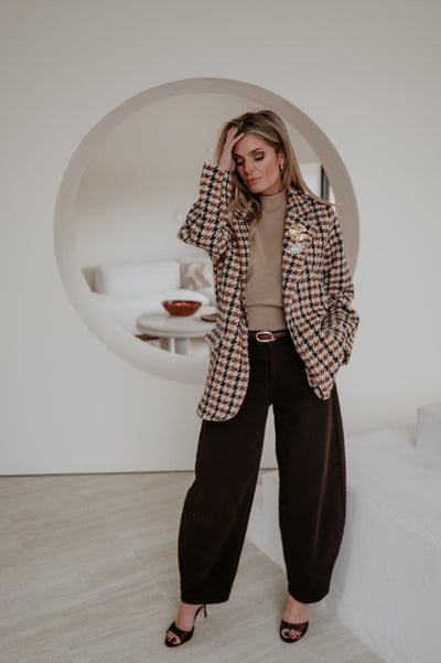 Elisia blazer I Brown - Wild Souls by JV® - Blazers